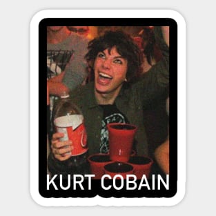 Kurt Cobain Rodrick Heffley Meme Sticker